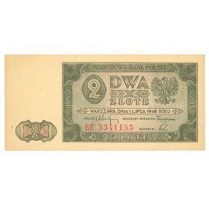 PRL, 2 złote 1948 BE