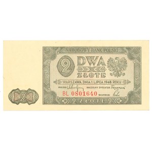 PRL, 2 zloty 1948 BS - PMG 67 EPQ
