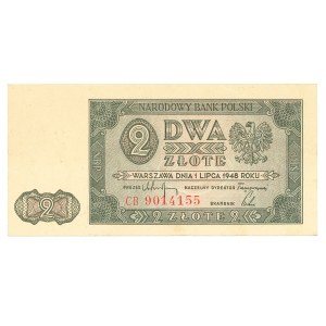 PRL, 2 zloty 1948 BS - PMG 67 EPQ