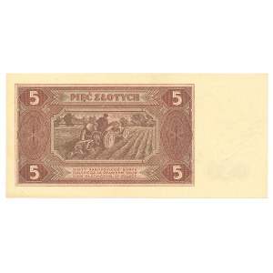 PRL, 5 złotych 1948 BH