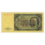 People's Republic of Poland, 20 zlotych, 1948 DS