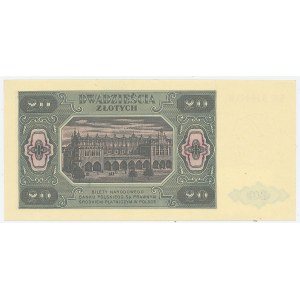 PRL, 20 złotych 1948 FK