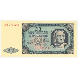 PRL, 20 złotych 1948 KE