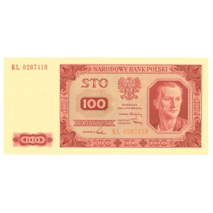 People's Republic of Poland, 100 zlotych, 1948 KL