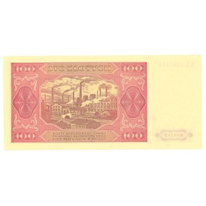 People's Republic of Poland, 100 zlotych, 1948 KL