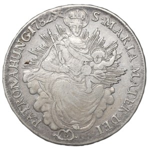 Hungary, 1/2 Thaler 1782