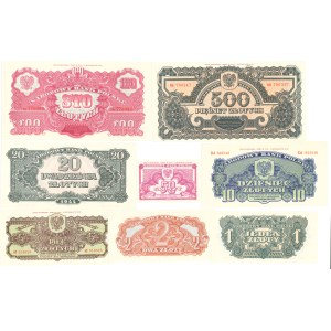 PRL, 50 groszy - 500 złoty 1944, Commemorative issue 1974