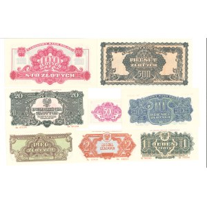 PRL, 50 groszy - 500 złoty 1944, Commemorative issue 1974