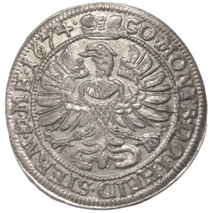 Śląsk, Księstwo Oleśnickie, Sylwiusz Fryderyk, 6 krajcarów 1674
