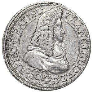 Silésie, Duché de Nysa des évêques de Wrocław, François-Louis, 15 kreuzers, 1694, Nysa