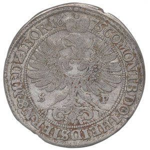 Silésie, Duché d'Oleśnica, Sylvius Frédéric, 15 kreuzers, 1675, Oleśnica
