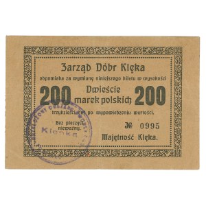 Poland, Klęka Property Management Board 200 Polish marks