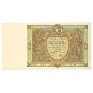 Druhá polská republika, 50 zlotých, 1929 EU