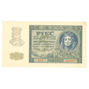 GG, 5 złoty 1940 C - PMG 35