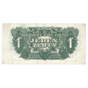 People's Republic of Poland, 1 zloty, 1944, XO ...owym