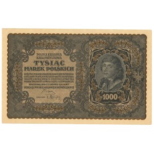 Second Polish Republic, 1,000 Polish marks, 1919, Series III AY