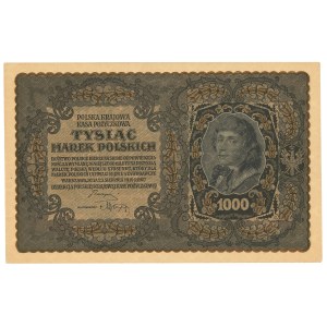 Second Polish Republic, 1,000 Polish marks, 1919, Series III AY