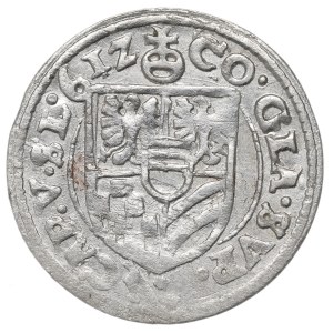 Silésie, Duché de Ziębice-Oleśnica, Charles, 3 kreuzer, 1612, Oleśnica