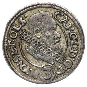 Silésie, Duché de Ziębice-Oleśnica, Charles, 3 kraïcars 1614, Oleśnica