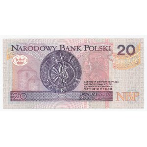 20 zlotys 1994 GP