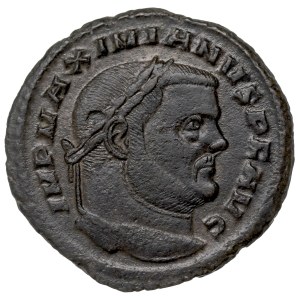 Empire romain, Maximien Hercule, follis, Carthage