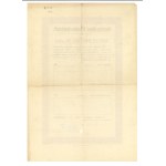 Warsaw-Vienna Railway, certificate 1912