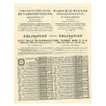 Warsaw-Vienna Railway Company, 2 x 500 marks, 1 x 2,000 marks, 1901