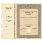 "BORUTA" Chemical Industry, S.A., in Zgierz—1/5 share, 1938—unnumbered certificate