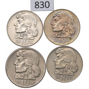 PRL, Zestaw 10 złotych 1960-72 Kościuszko