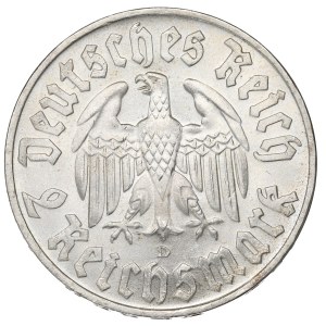 Germany, 2 mark 1933 D Luther