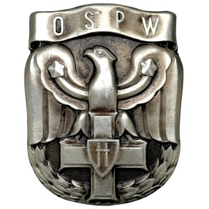 People's Republic of Poland, 1947-style Graduate Badge, Political and Educational Officers' School, Łódź—a rarity KONTRA OSK