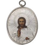 Russia, 19th-century travel icon, silver - BEAUTIFUL