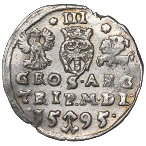 Sigismund III, 3 groschen 1595, Vilnius