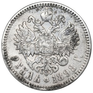 Russia, Nicholas II, Rouble 1898