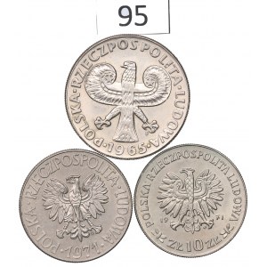 Repubblica Popolare Polacca, serie da 10 zloty 1965-71