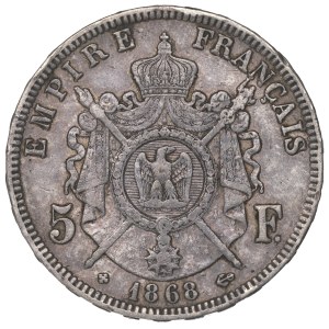 France, 5 francs 1868