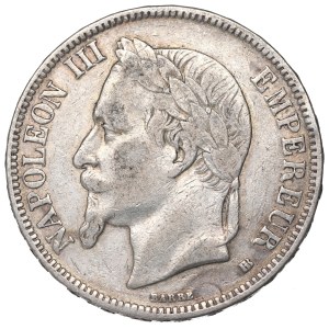 France, 5 francs 1869