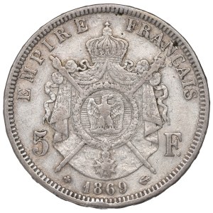 France, 5 francs 1869