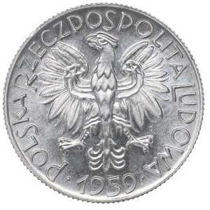 PRL, 5 złotych 1959 Rybak