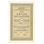 ORNAK Film Industry Company in Warsaw, S.A., 500 marks, 1920