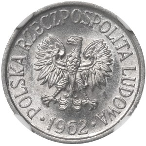 Polská lidová republika, 5 grošů, 1962 – NGC MS65
