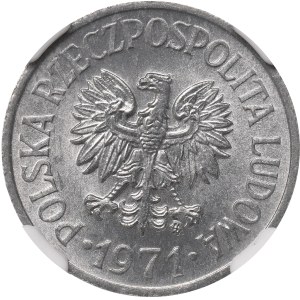 People's Republic of Poland, 20 groszy, 1971 - NGC MS64