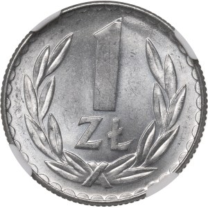 People's Republic of Poland, 1 zloty, 1976 - NGC MS 65