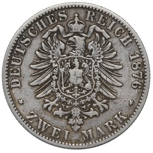 Niemcy, Prusy, 2 marki 1876 B
