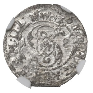 Sigismund III, Schilling 1618, Vilnius - NGC MS65