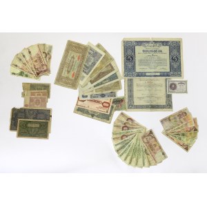 Polonia, ampia collezione di banconote - 43 esemplari.