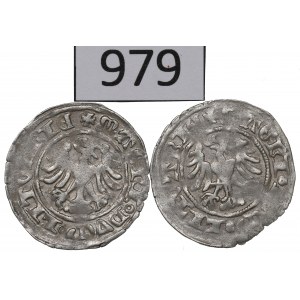 Alexander Jagellon, lot of Halfgroats without date, Vilnius