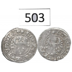 Alexander Jagellon, lot of Halfgroats without date, Vilnius