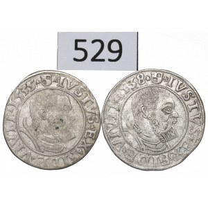 Germany, Preussen, Albrecht Hohenzollern, Lot of groschen 1535-38