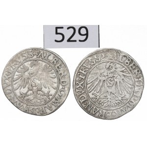 Germany, Preussen, Albrecht Hohenzollern, Lot of groschen 1535-38